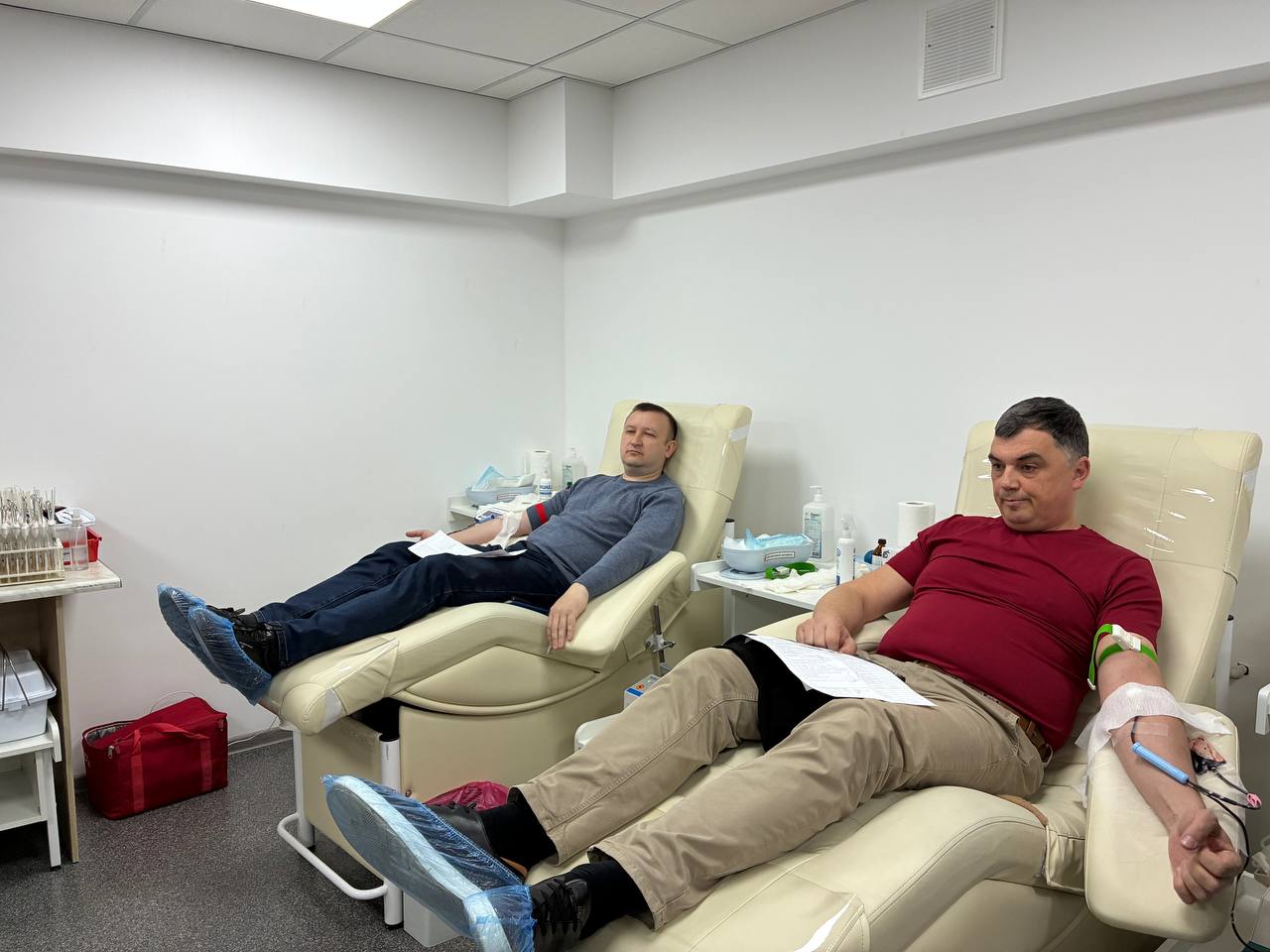 Працівники Харківського метрополітену долучилися до донорства крові